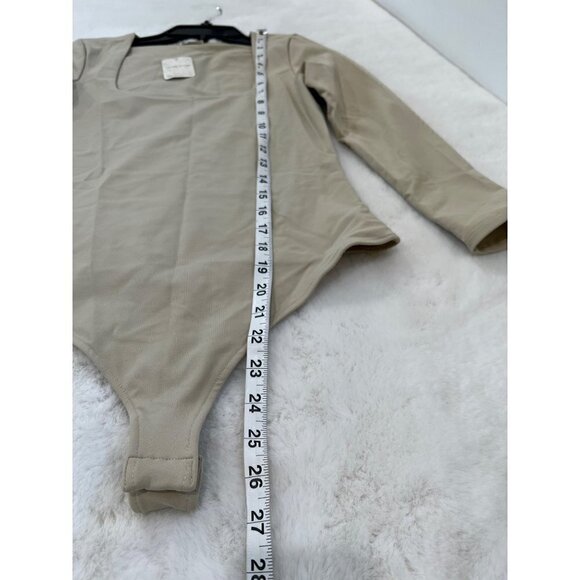 NWT Free People Intimately Size S Truth or Square Bodysuit Long Sleeve Stretch - Picture 7 of 16